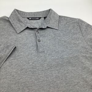 Travis Mathew Mens Short Sleeve Pima Cotton Blend Golf Polo Gray‎ Size Large